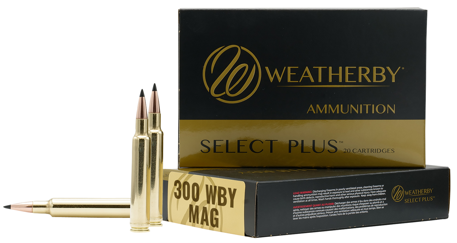 Weatherby Rifle Ammunition B300180TTSX, 300 Weatherby Mag, Barnes Tipped TSX, 180 GR, 3240 fps, 20 Rd/Bx