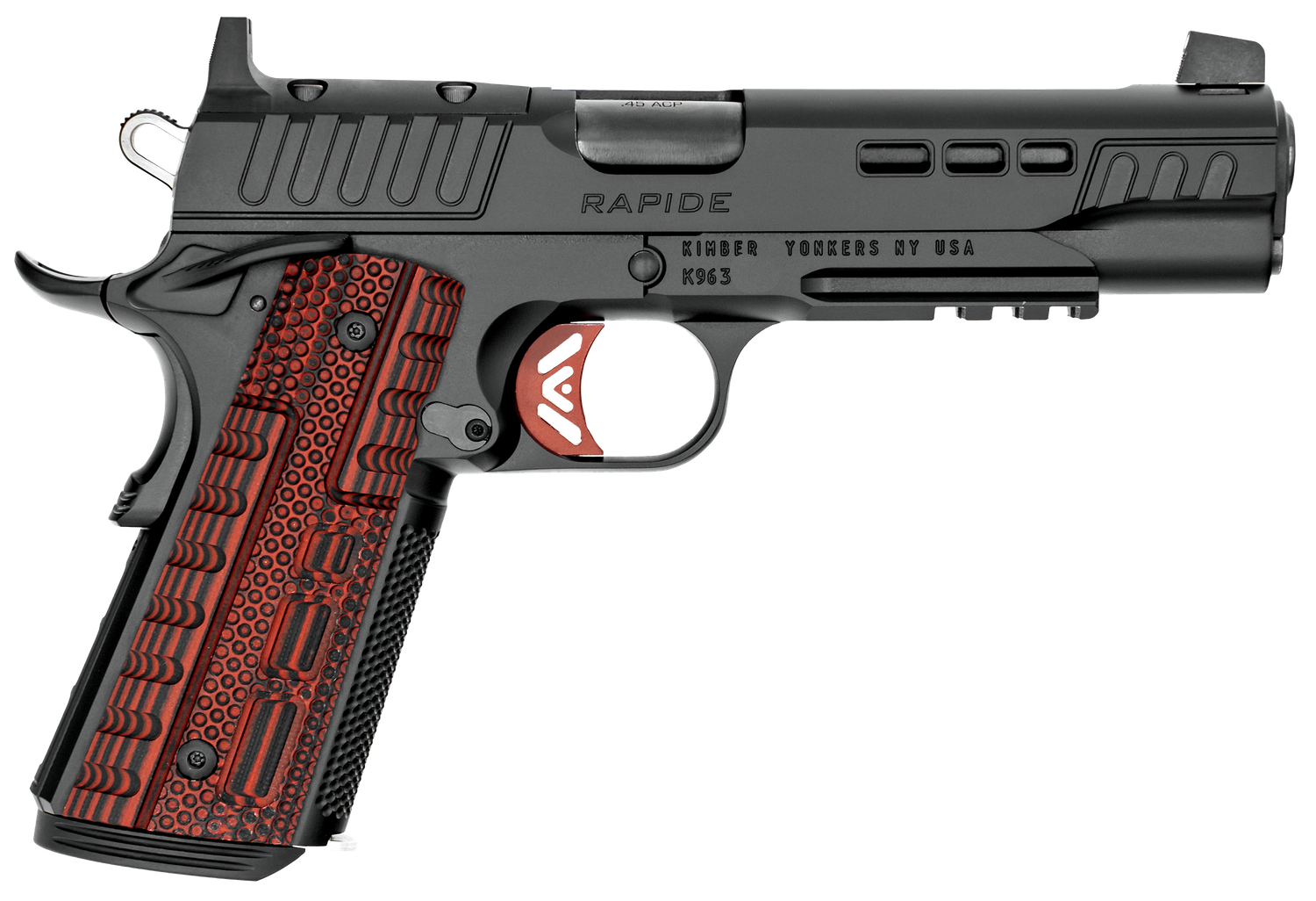 Kimber 3000453 Rapide Heat Pistol - 9mm, 5 in, Matte Black Slide, Black Finish Frame, 8 Rds