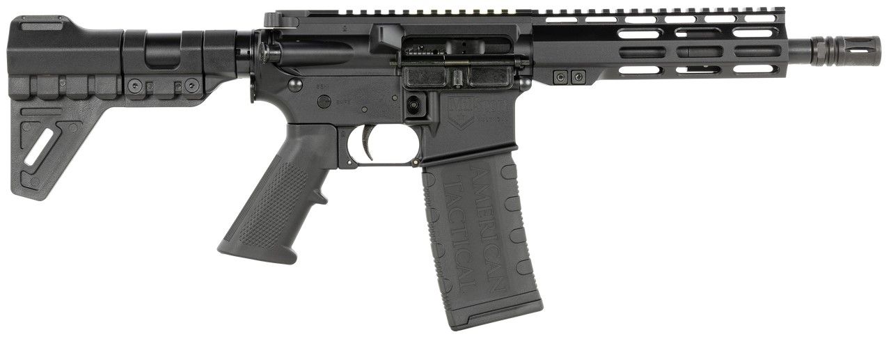 American Tactical Milsport Pistol ATIG15MS300ML7B, 300 Blackout, 8.5in, A2 Pistol Grip, 30 Rds