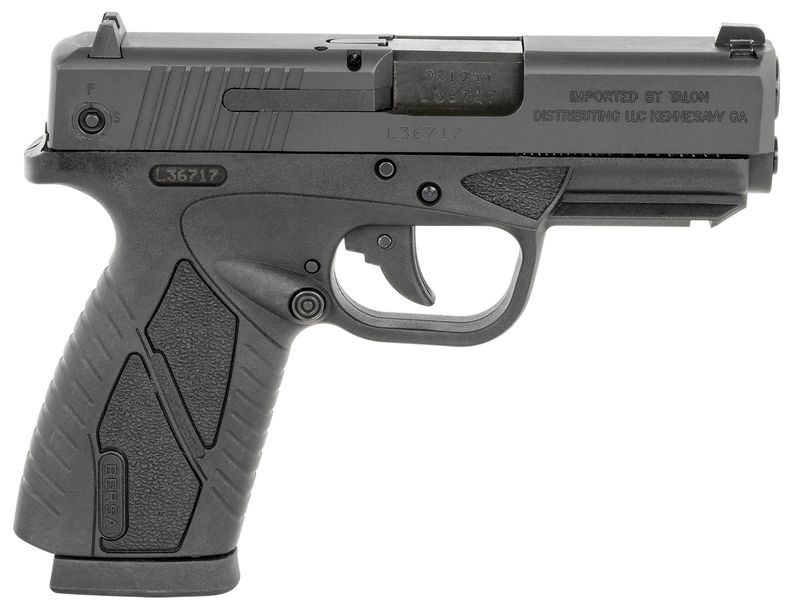 Bersa BPCC Concealed Carry Pistol BP9MCC, 9mm Luger, 3.30in, Black Polymer, Matte Black Finish, 8 Rds