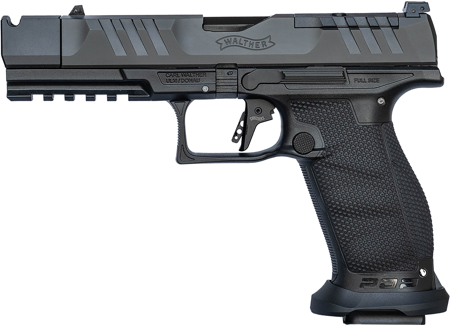 Walther PDP Pro-X Optic Ready Pistol 4796036, 9mm Luger, 4.60in, Medium Backstrap, Black Finish, 20 Rds