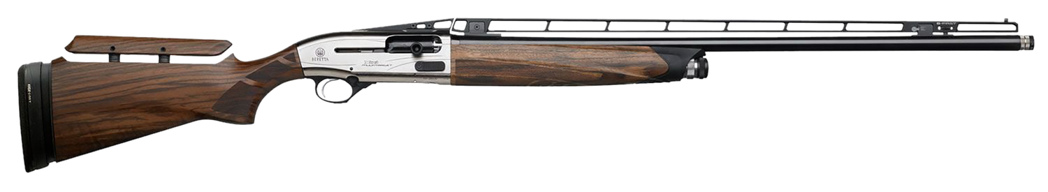 Beretta A400 Xcel Multitarget KO Sporting Shotgun J40CT12, 12 Gauge, 32", 3" Chmbr, Walnut Stock, Silver Receiver Finish