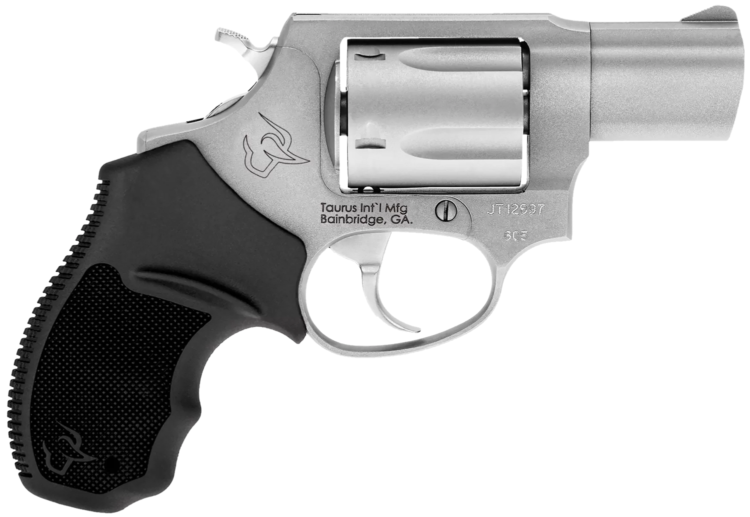 Taurus 605 Small Frame Revolver 2605029, 357 Magnum, 2", Rubber Grip, Stainless Finish, 5 Rd