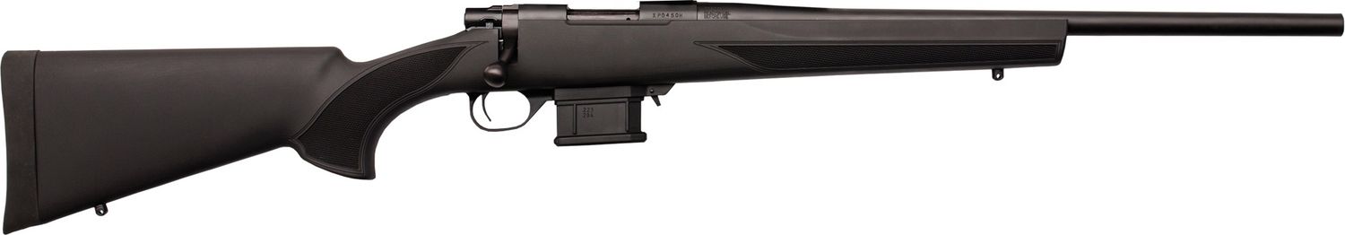 Howa M1500 Mini Action Rifle HMA60702+, 7.62x39, 22", Synthetic Black HTI Stock, 5 Rds
