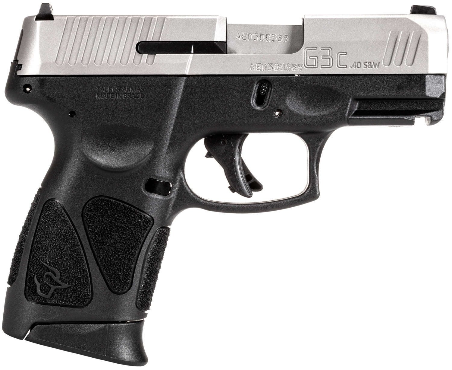Taurus G3C Pistol 1-G3C4039, 40 S&W, 3.26in, Black Polymer Grips, Black Finish, 10 Rds