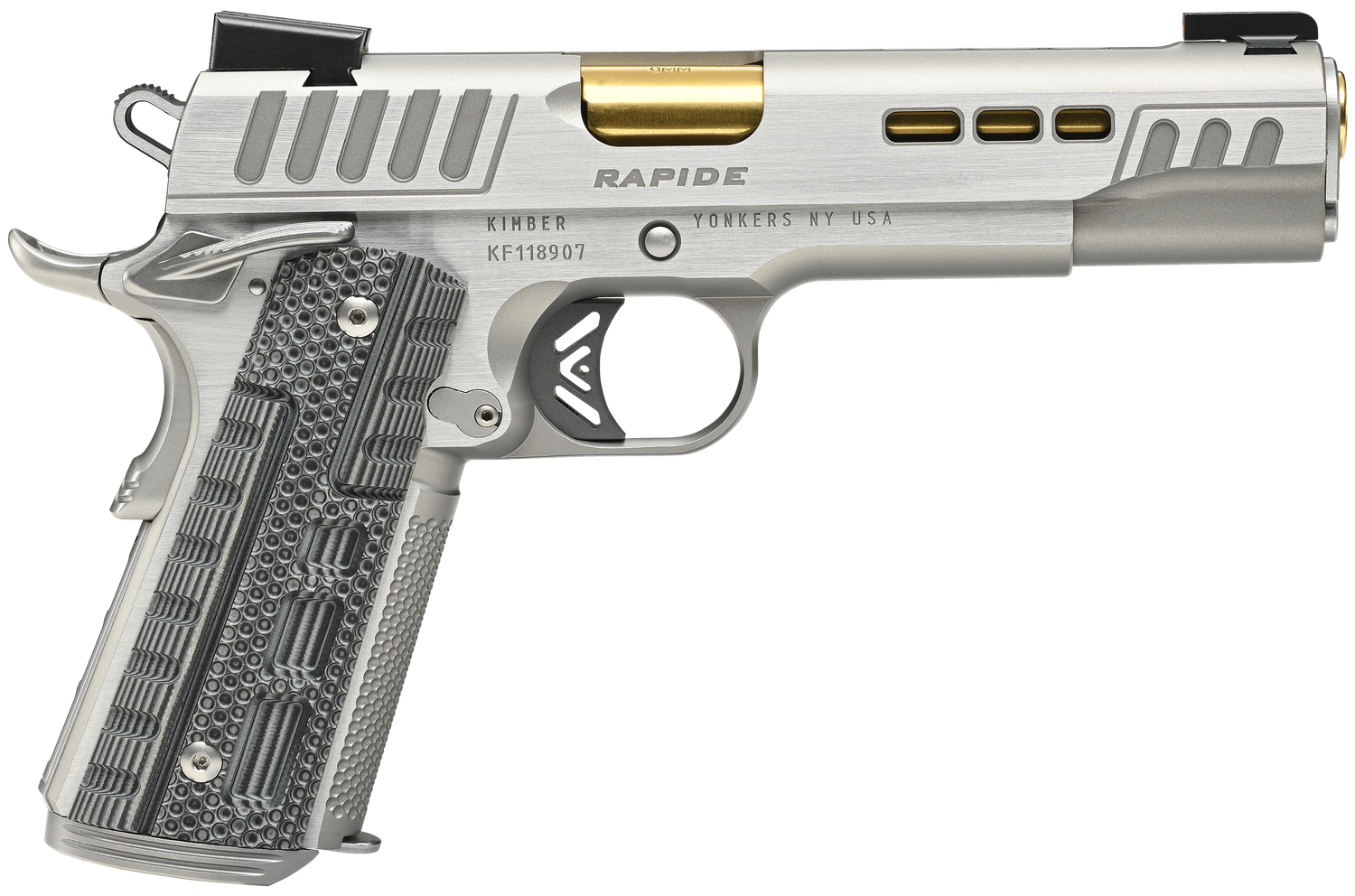 Kimber 3000420 Rapide Dawn Pistol - 9mm, 5 in Barrel, Silver/Gray Finish, 9 Rds
