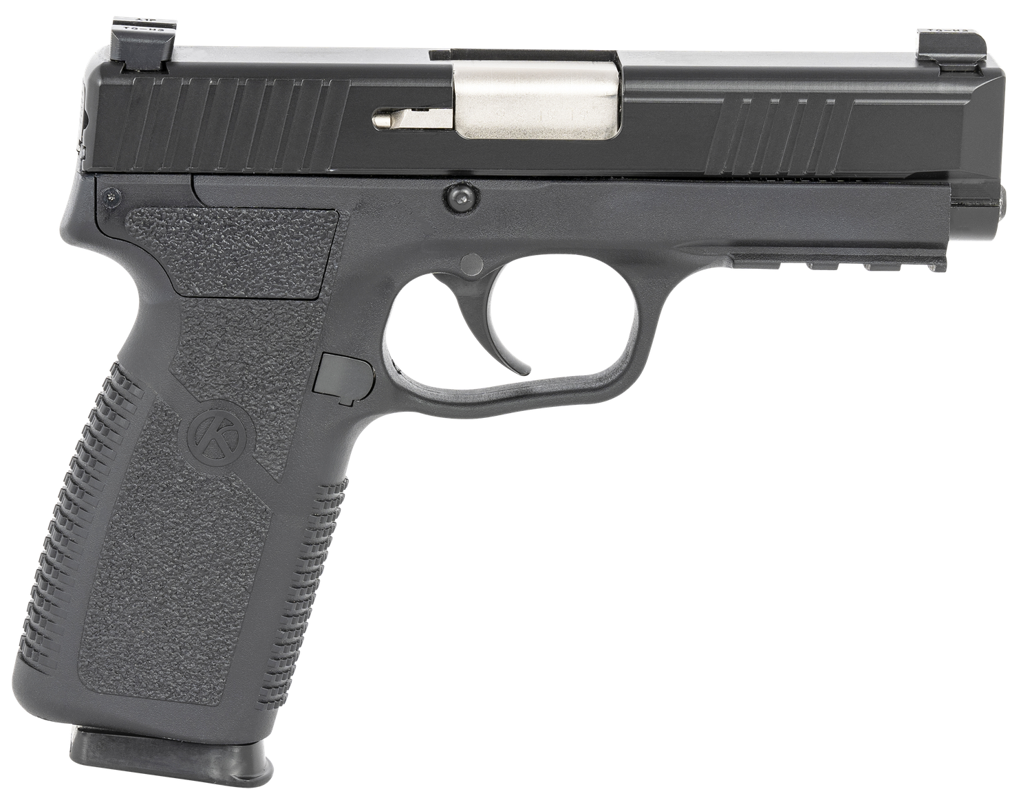 Kahr TP9-2 Pistol TP90S94N, 9mm Luger, 4in, Textured Polymer Grips, Black Finish, 8 Rds