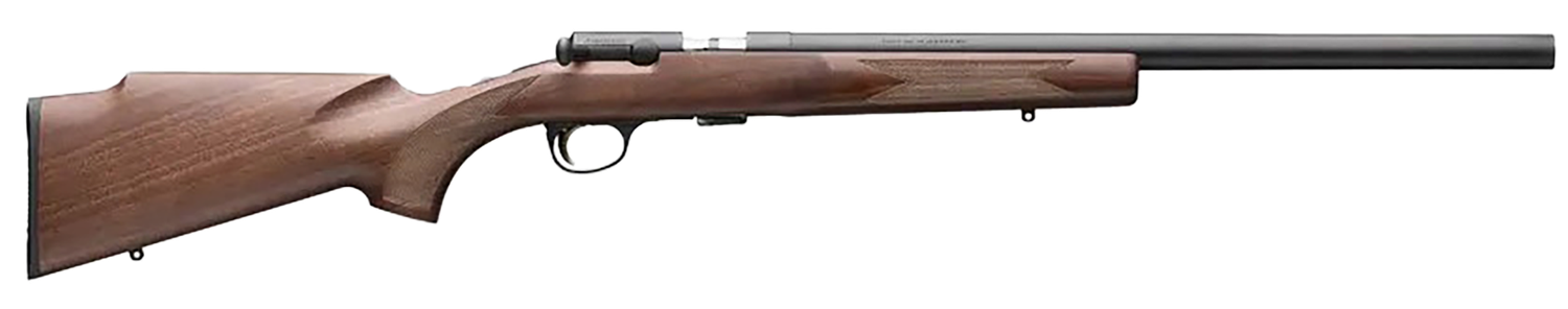 Browning T-Bolt Target Suppressor Ready Rifle 025256270, 17 HMR, 20", Bolt Action, Satin Walnut Stock, Blue Finish