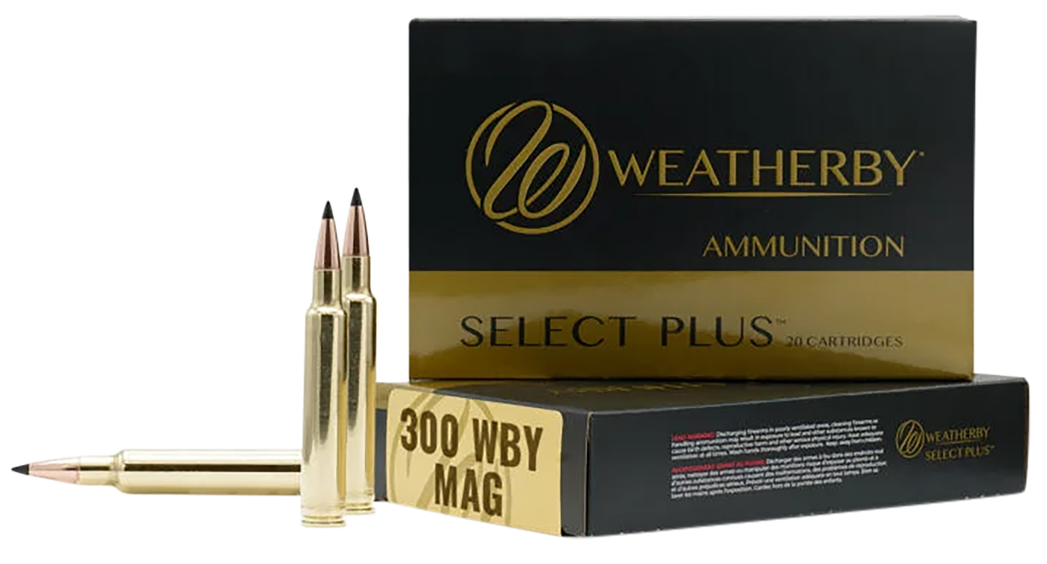 Weatherby Select Plus Rifle Ammunition H300200ELDX, 300 Weatherby Magnum, Hornady ELD-X, 200 gr, 3000 fps, 20 Rd/Bx
