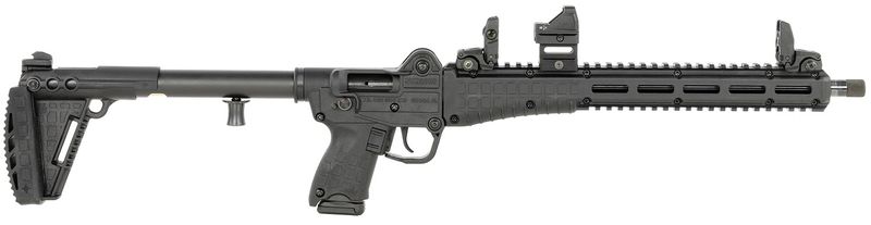 Kel-Tec SUB2000 Defender Rifle SUB2K9GLKBLKD, 9mm, 16.15", w/ Viridian RFX-11 Red Dot, Strike Industries Brace Stock, 15 Rds