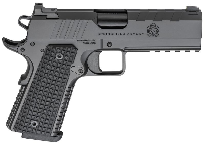 Springfield 1911 Emissary Optic Ready Pistol PX9227L, 9mm Luger, 4.25in, VZ G10, Black Cerakote Finish, 9 Rds
