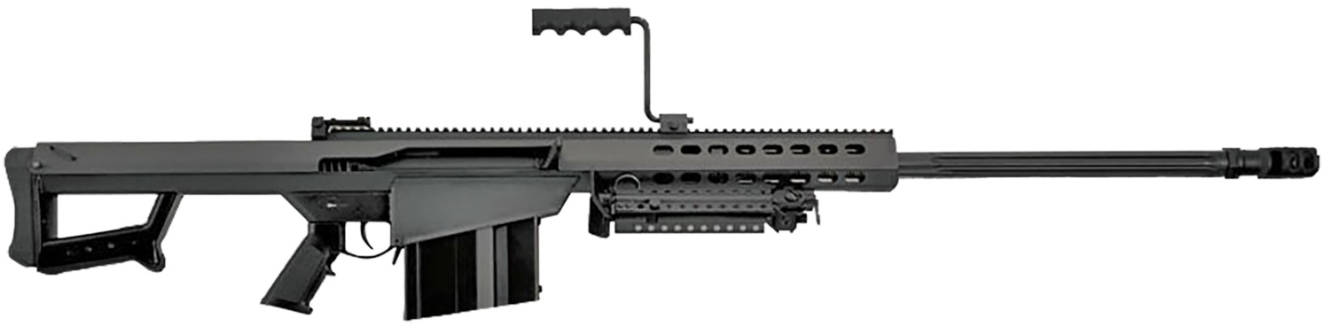 Barrett M82A1 Semi-Auto Rifle 13316, 50 BMG, 29", Fixed Metal Black Stock, Black Finish, 10 Rds