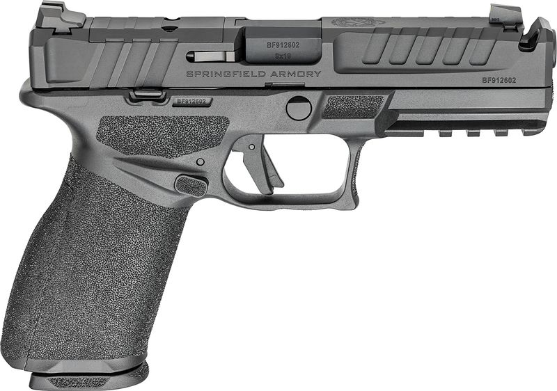 Springfield Echelon Optic Ready Pistol EC9459BUCOMP15, 9mm Luger, 4.50in, Black Polymer, Black Finish, 15 Rds