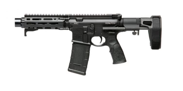 Daniel Defense DDM4 PDW Pistol Pistol 02-088-22070-067, 300 Blackout, 7in, Maxim Defense CQB Pistol Brace, 30 Rnds
