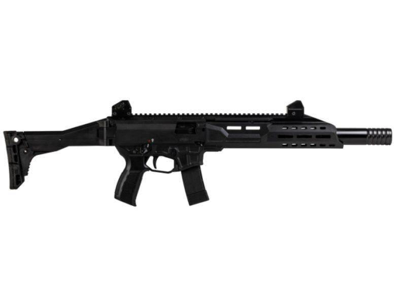 CZ Scorpion 3+ Semi-Auto Rifle 91434, 9mm, 16", Black Polymer Folding Stock, Ambidextrous, 20 Rds