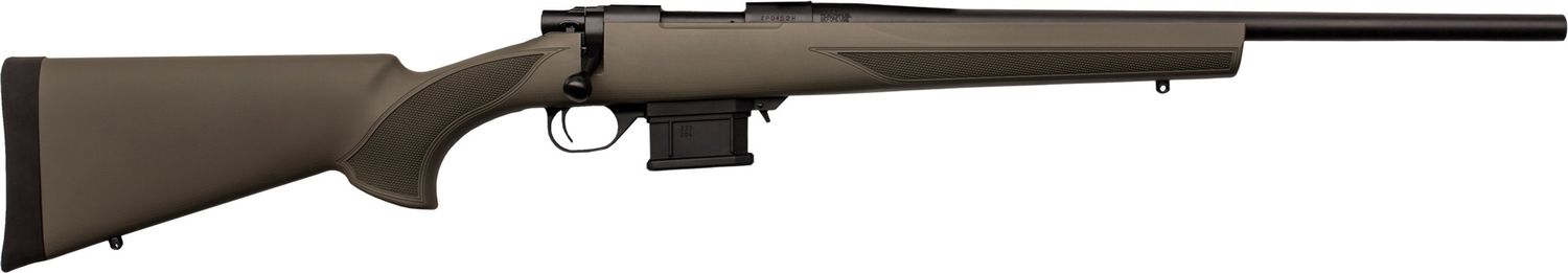 Howa M1500 Mini Action Rifle HMA60703+, 7.62x39, 22", Synthetic Green HTI Stock, 5 Rds