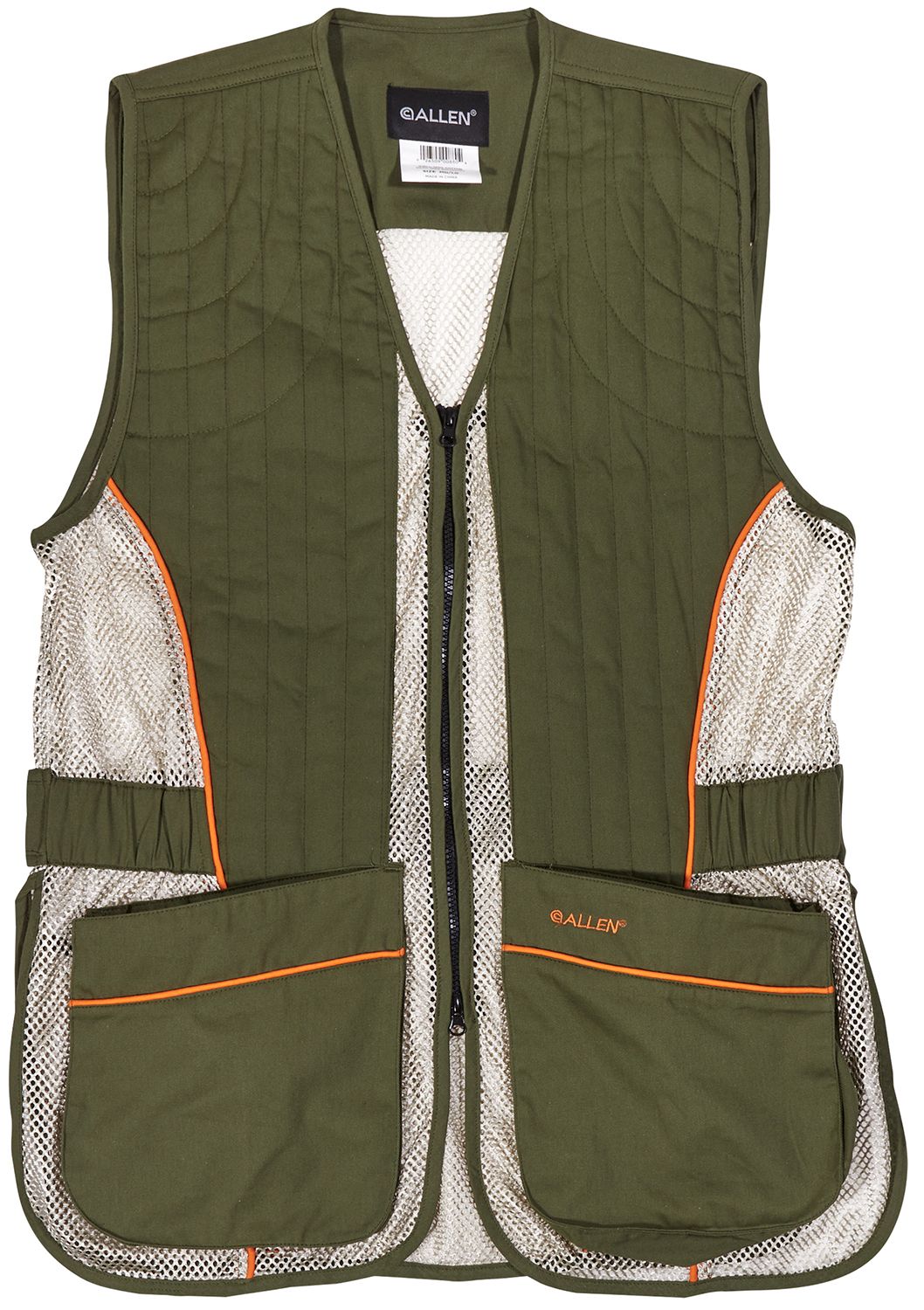 Allen Ace Shooting Vest XL/XXL Olive/Tan, 22612