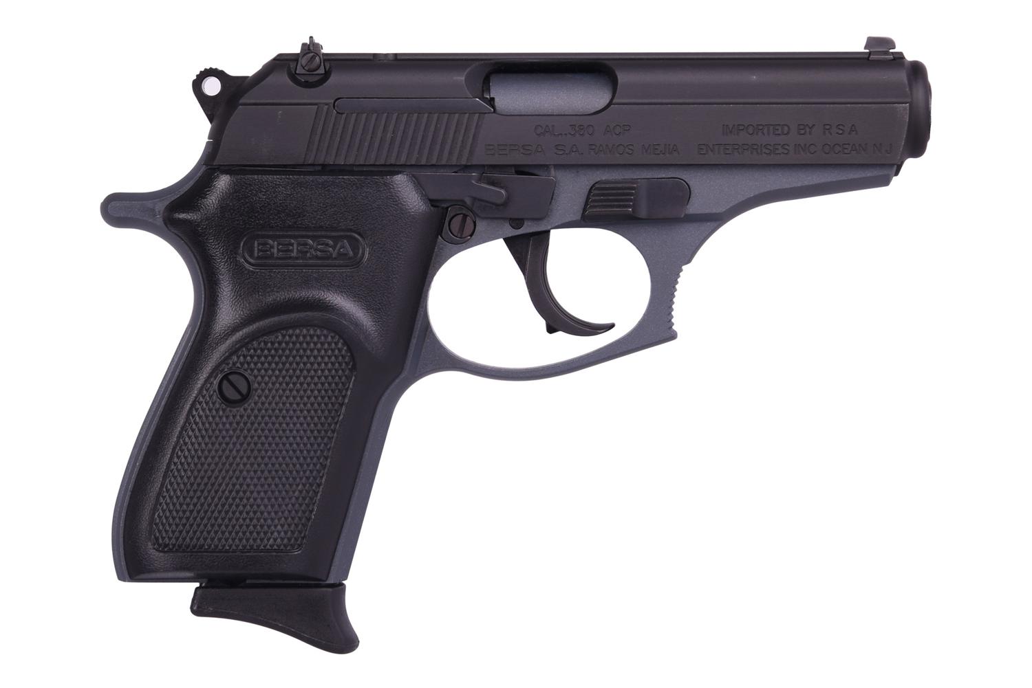 Bersa Thunder 380 Pistol T380CKS8, 380 ACP, 3.5in, Checkered Polymer Grips, 8 Rds