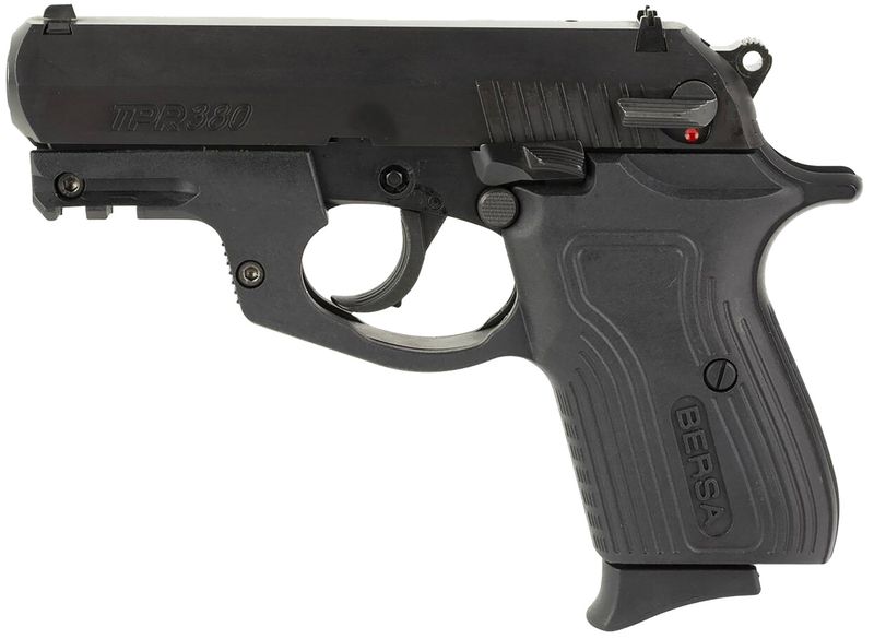 Bersa TPR 380 TPR Pistol TPR380M, 380 ACP, 3.50in, Matte Black Finish, 8 Rds