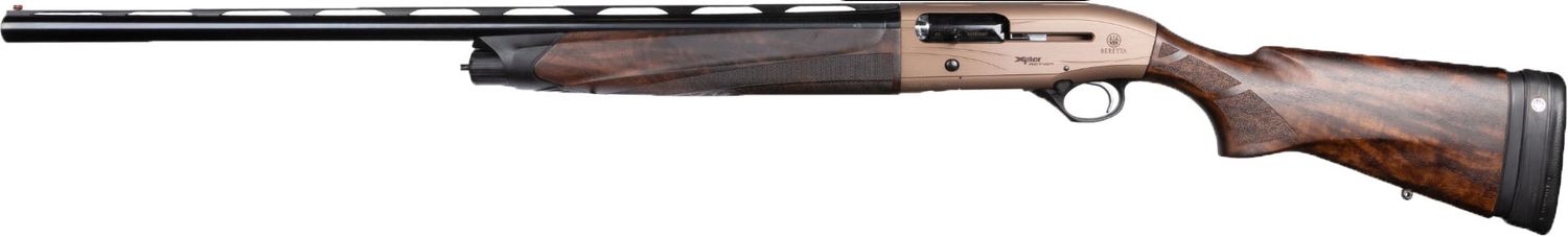Beretta A400 Xplor Left-Hand Semi-Auto Shotgun w/Kickoff J40AK18L, 12 Ga, 28", 3" Chmbr, Walnut Stock, Bronze Rcvr