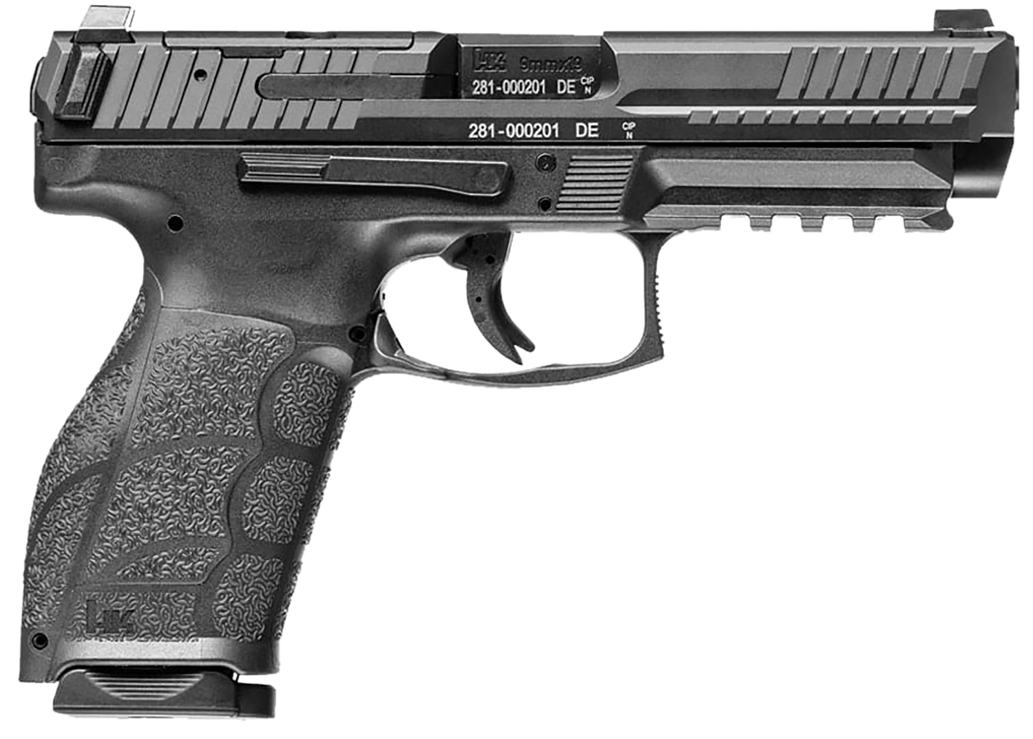 Heckler & Koch VP9A1 K Optic Ready Pistol 81001058, 9mm Luger, 4.09in, Black Polymer Grips, Black Finish, 10 Rds