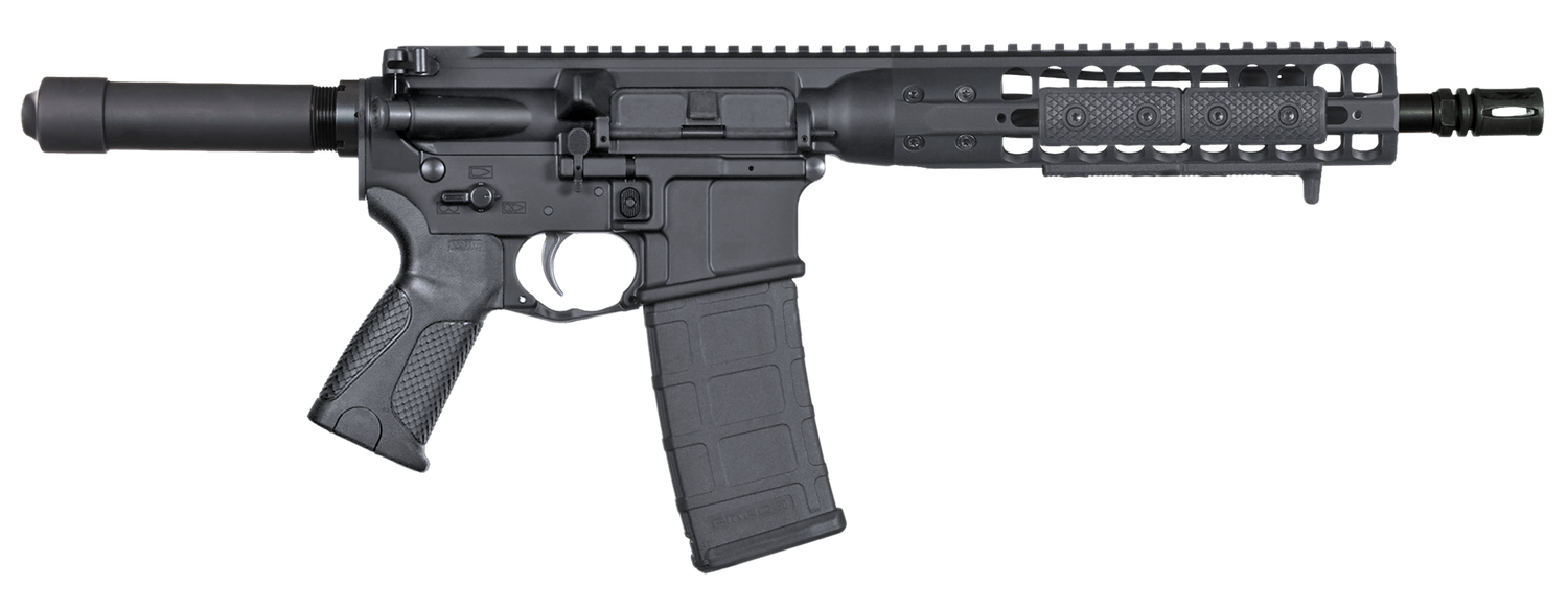 LWRC IC Direct Impingement Pistol ICDIP5B10, 223 Remington/5.56mm NATO, 10 in, Black Finish, 30 Rd