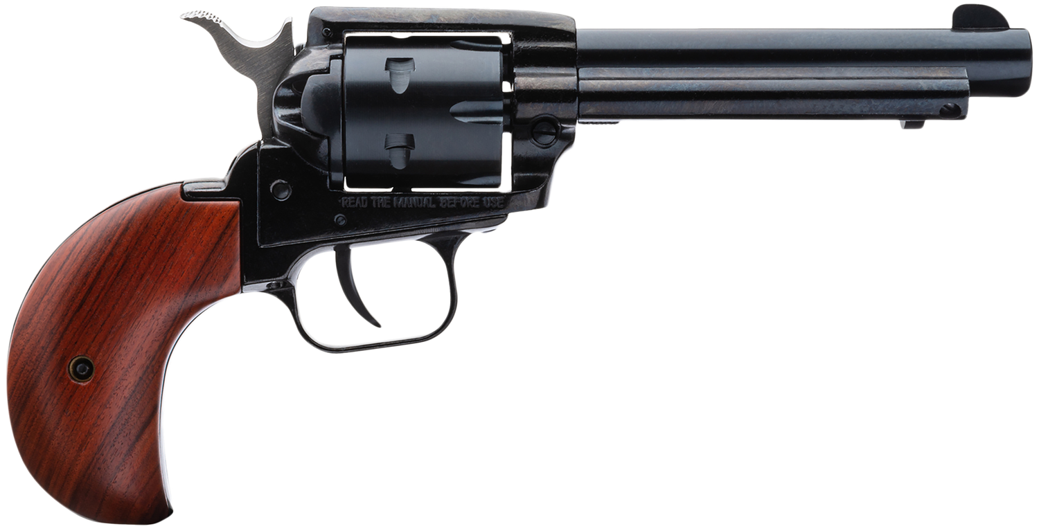 Heritage Rough Rider Single Action Rimfire Revolver RR22MB4BH, 22 LR / 22 WMR, 4 3/4", Bird Head Grip, Blue Finish, 6 Rd