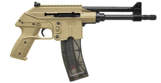 Kel-Tec PLR-22 Pistol PLR22TAN, 22LR, 10.5in, Tan Polymer Grips, 26 Rds