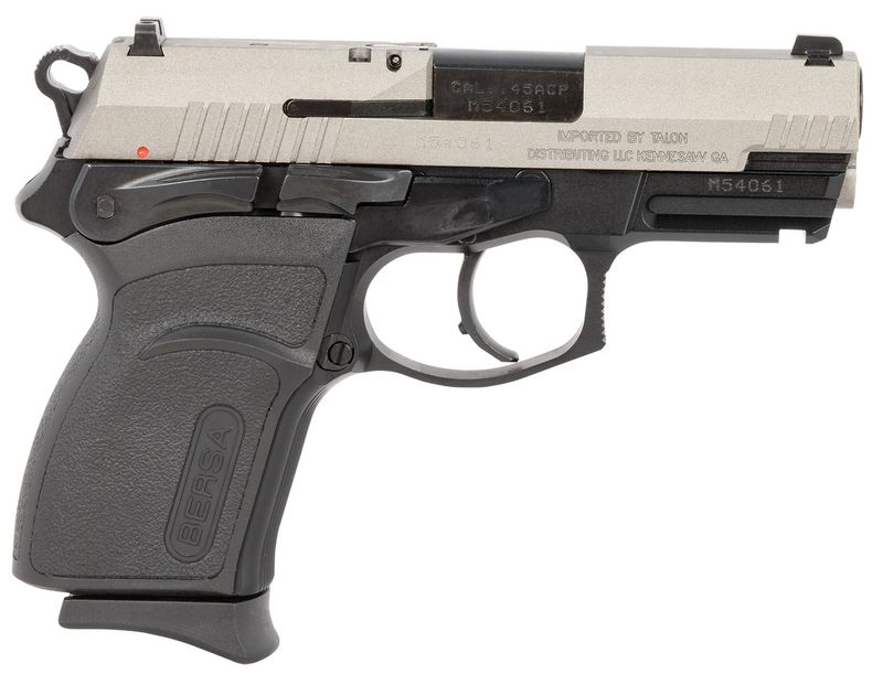 Bersa TPRC Pistol TPR45CDT, 45 ACP, 3.50in, Black Polymer, Matte Black Finish, 7 Rds