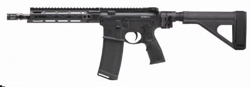 Daniel Defense DDM4 M7 Carbine Pistol Pistol 02-128-08252, 300 Blackout, 10.3in, Daniel Defense Pistol Grip, 30 Rds