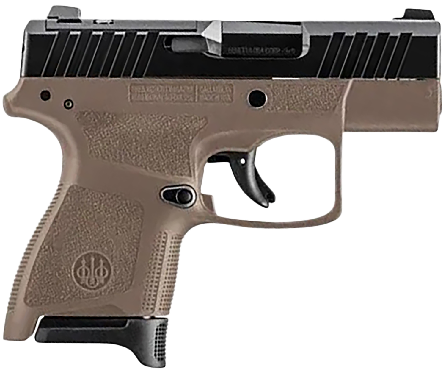 Beretta APX A1 Carry Optics Ready Semi-Auto Pistol JAXN9258A1, 9mm, 3.3", FDE Synthetic Grip, Black Finish, 8 Rds