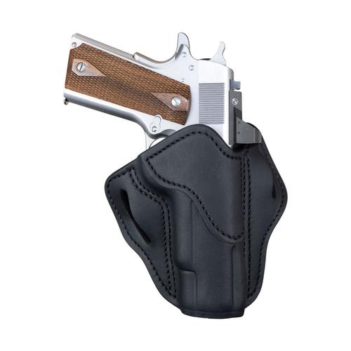 1791 Gunleather BH1 Optic Ready Holster (OR-BH1-SBL-R), Size 1, OWB, Right Handed, Stealth Black Leather