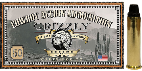 Grizzly Ammunition Cowboy Action Pistol Ammunition GC357M2, 357 Mag, Semi Wad-Cutter, 158 GR, 1000 fps, 50 Rd/bx