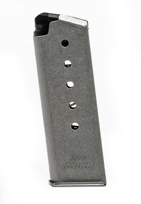 Kahr 380 Automatic Colt Pistol (ACP) 6 Round Stainless Magazine (K386)
