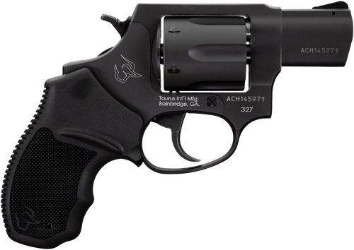 Taurus 327 Revolver 232721, 327 Federal Mag, 2", Black Rubber Grips, Matte Black Finish, 6rd
