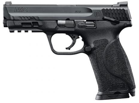 Smith & Wesson M&P 40 M2.0 Semi-Auto Pistol 11525, 40 S&W, 4.25 in, Black Plastic Grips, Thumb Safety Black Finish, 15 rd, Fixed Sights