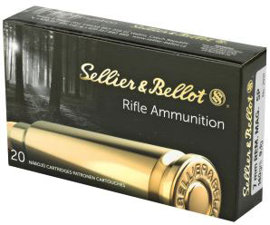Sellier & Bellot Rifle Ammunition SB7B, 7mm Remington Magnum, Soft Point (SP), 139 GR 20 Rd/bx
