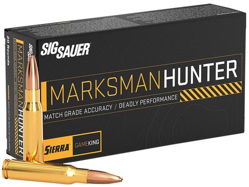 Sig Marksman Hunter Rifle Ammunition E7RMGK16020, 7mm Rem, 160 gr, 20 Rd/Bx