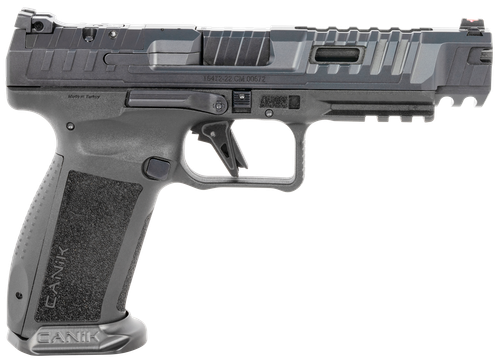 Canik SFX Rival Full Size Pistol HG6815N, 9mm, 5", Textured Polymer Grips, Dark Side Ported Slide, Optic Ready, Ambidextrous, 18 Rds