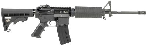 Bushmaster M4 Patrolman Semi-Auto Rifle 0010011BLK, 5.56 NATO, 16", 6 Position Collapsible Stock, M4 Handguard, 30 Rds