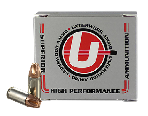 Underwood Handgun Ammunition UA815, 9MM, Xtreme Defender, 90 GR, 1400 fps, 20 Rds/bx