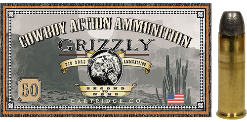 Grizzly Ammunition Cowboy Action Pistol Ammunition GC44SP2, 44 Special, Round Nose Flat Point, 200 GR, 700 fps, 50 Rd/bx