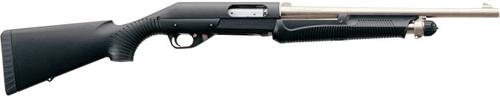 Benelli Nova H2O Pump Shotgun 20090, 12 Gauge, 18.5", 3.5" Chmbr, Synthetic Stock, Matte Nickel Finish
