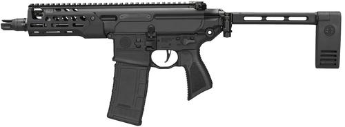 Sig Sauer MCX Rattler LT Pistol PMCX300B6BLTPCB, 300 Blackout, 6.75", Folding Brace, Black Finish, 30 Rds