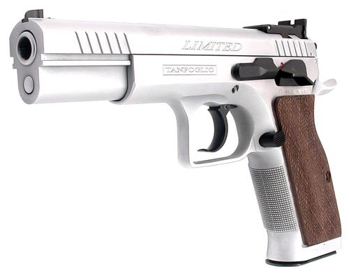 EAA Defiant Limited Pro Pistol TFLIMPRO10, 10mm Auto, 4.80in, Serrated Slide & Brown Polymer Grips, Hard Chrome Finish, 13 Rds