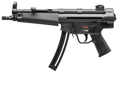 Heckler & Koch MP5 Pistol 81000470, 22 Long Rifle, 9 in, Polymer Grip, Black Finish, 25 Rd