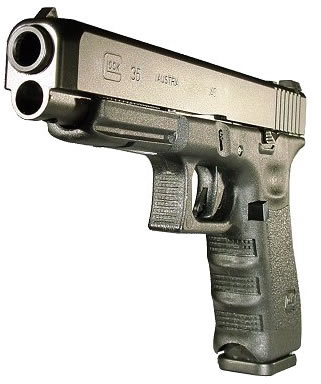 Glock 35 Competition Pistol PI3530103, 40 S&W, 5.32 in, Polymer Grip, Black Finish, Adjustable Sights, 15 Rd