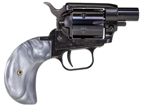Heritage Barkeep Boot SAO Revolver BK22B1BHGPRL, 22 LR, 1.68", Gray Pearl Grips, Black Finish, 6 Rds