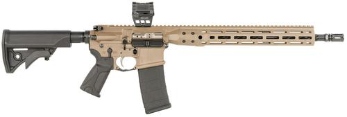 LWRC Indvidual Carbine Semi-Auto Rifle Kit ICDIR5CK16MLXSBTKIT , 5.56 NATO, 16", LWRC Stock, FDE Finish, w/Holosun & Magpul Case, 30 Rds