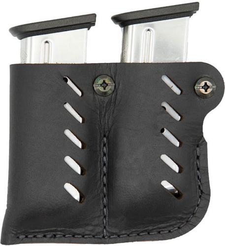 Versacarry Adjustable Double Stack Double Magazine Pouch, Black (71222)